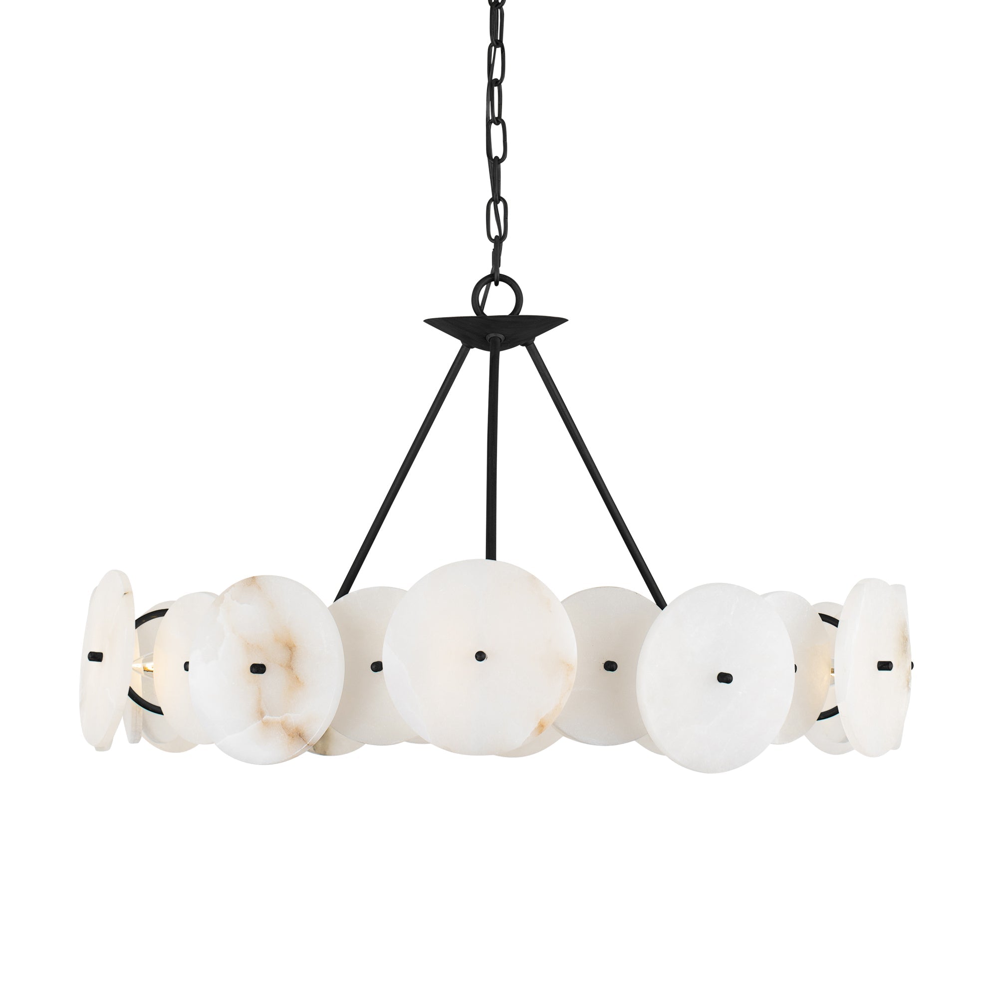 Cosmos 6 Light   Chandelier - Matte Black
