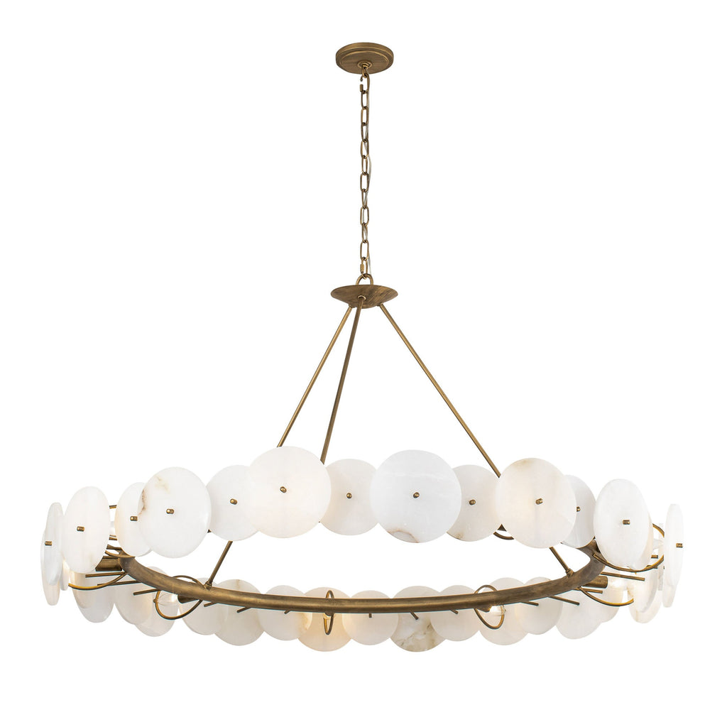 Cosmos 9 Light Chandelier - Havana Gold