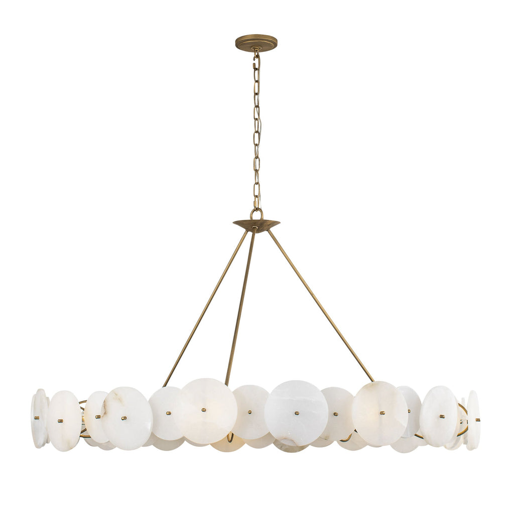 Cosmos 9 Light Chandelier - Havana Gold