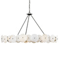 Cosmos 9 Light   Chandelier - Matte Black