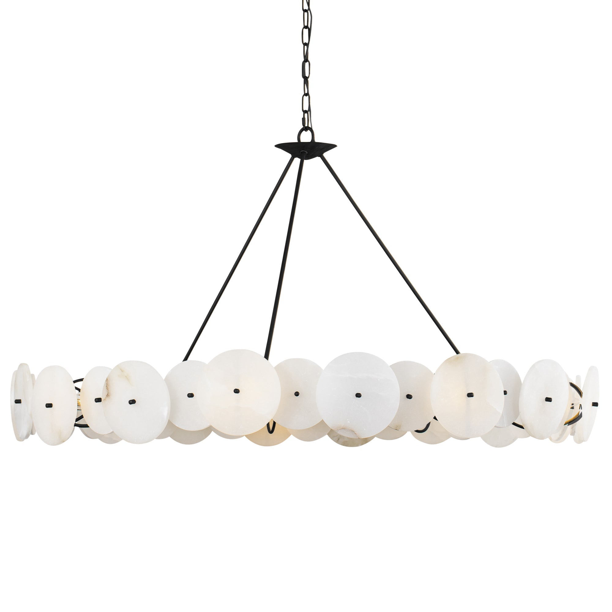 Cosmos 9 Light   Chandelier - Matte Black