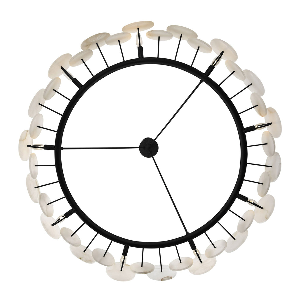 Cosmos 9 Light   Chandelier - Matte Black