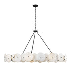 Cosmos 9 Light   Chandelier - Matte Black
