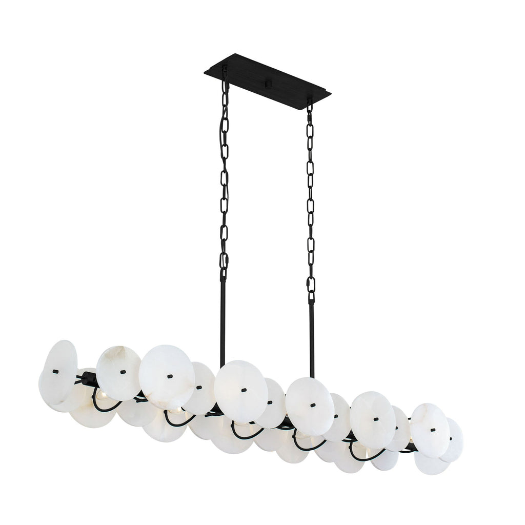 Cosmos 10 Light   Linear Pendant - Matte Black