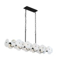 Cosmos 10 Light   Linear Pendant - Matte Black