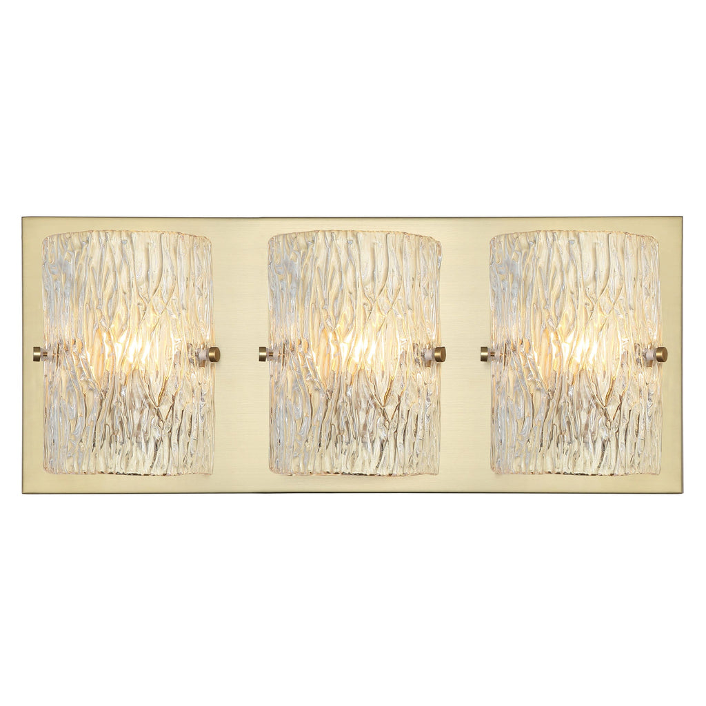 Morgan 3 Light Bath - Satin Brass