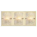 Morgan 3 Light Bath - Satin Brass