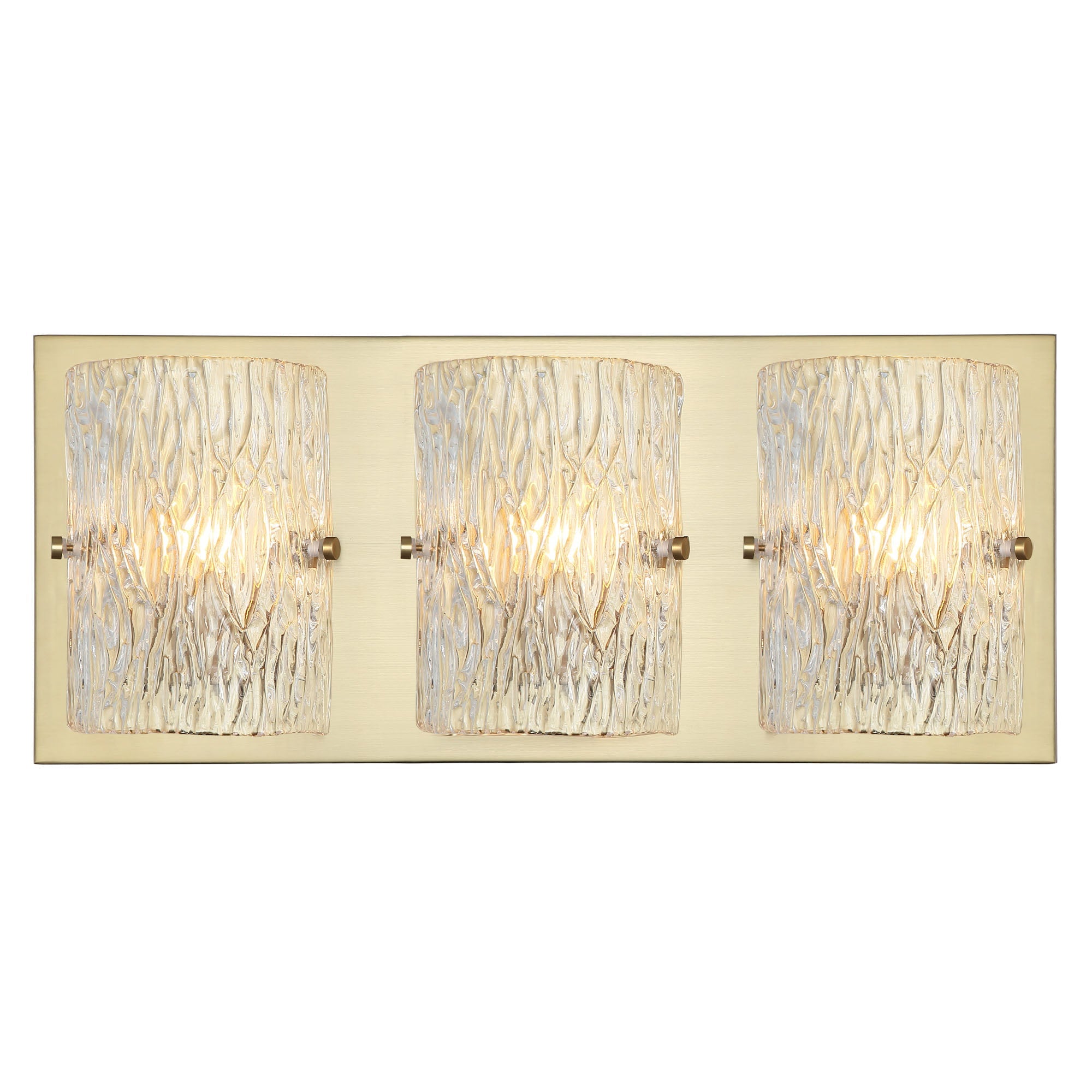 Morgan 3 Light Bath - Satin Brass