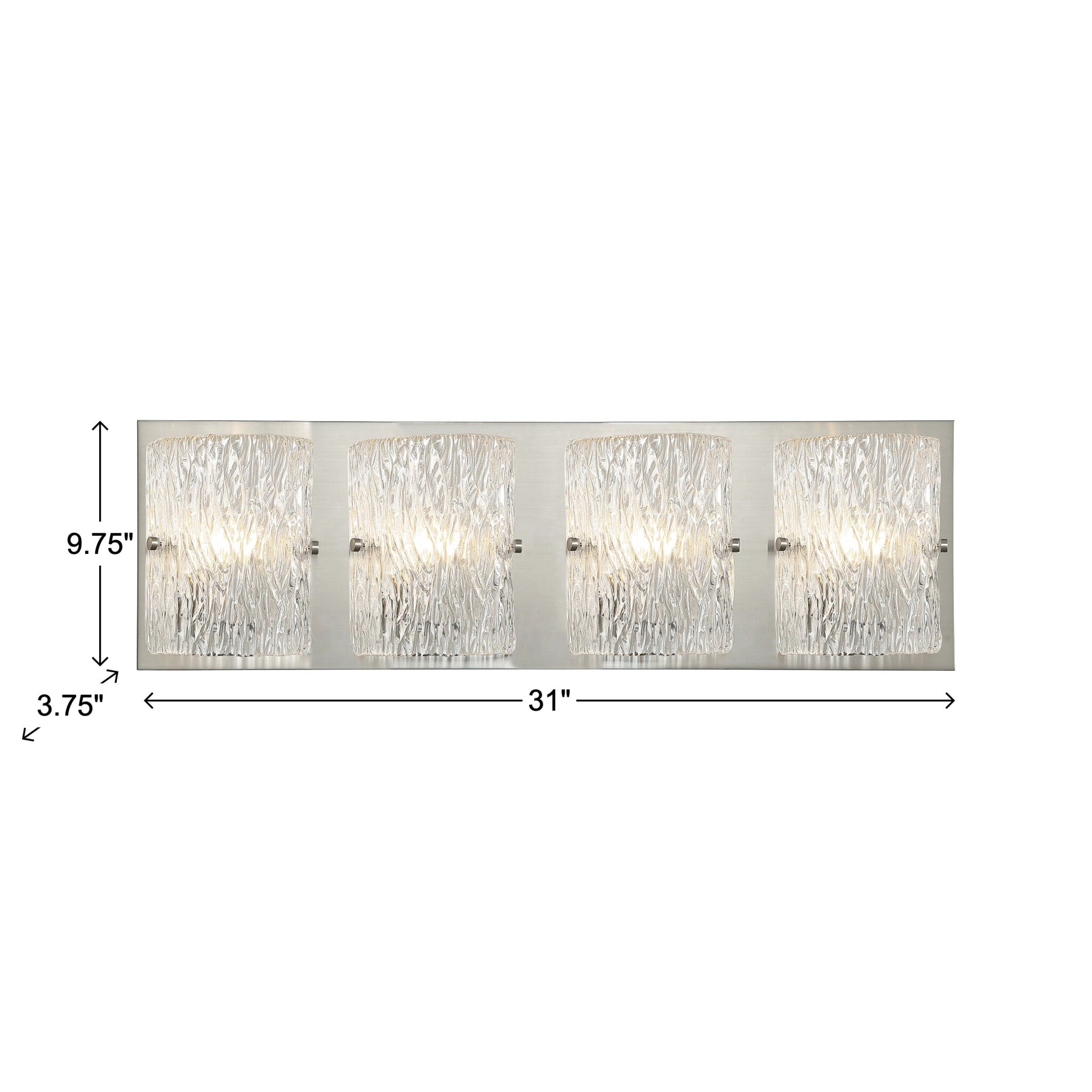 Morgan 4 Light Bath - Brushed Nickel
