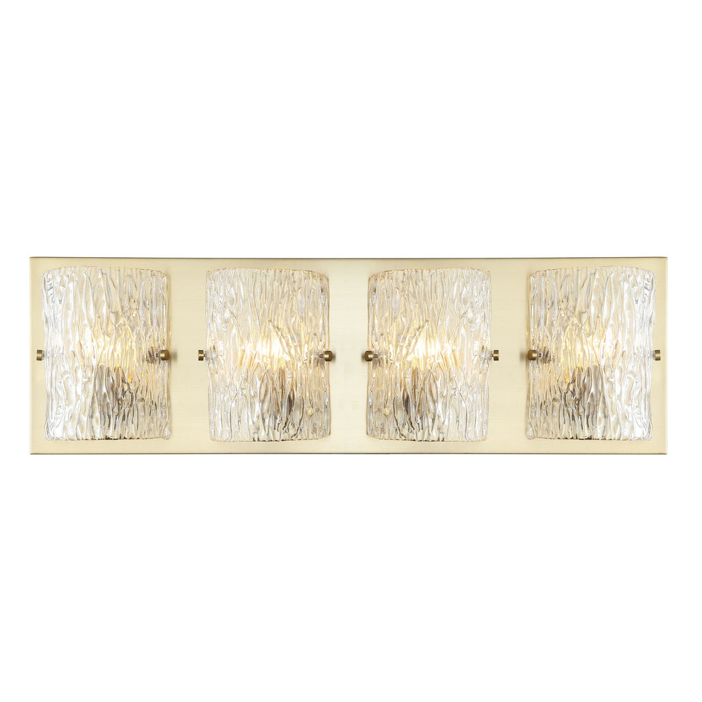 Morgan 4 Light Bath - Satin Brass