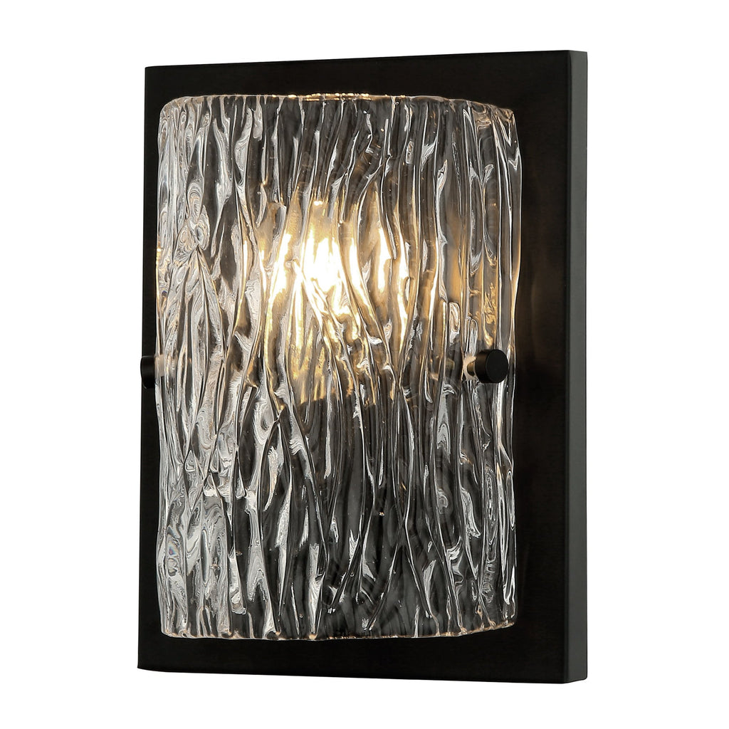 Morgan 1 Light Sconce - Black