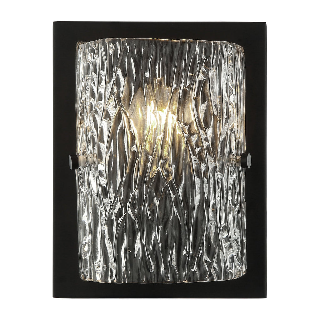 Morgan 1 Light Sconce - Black
