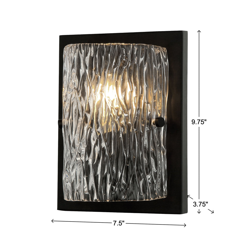 Morgan 1 Light Sconce - Satin Brass