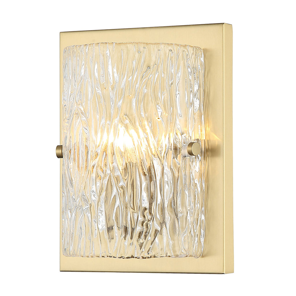 Morgan 1 Light Sconce - Satin Brass