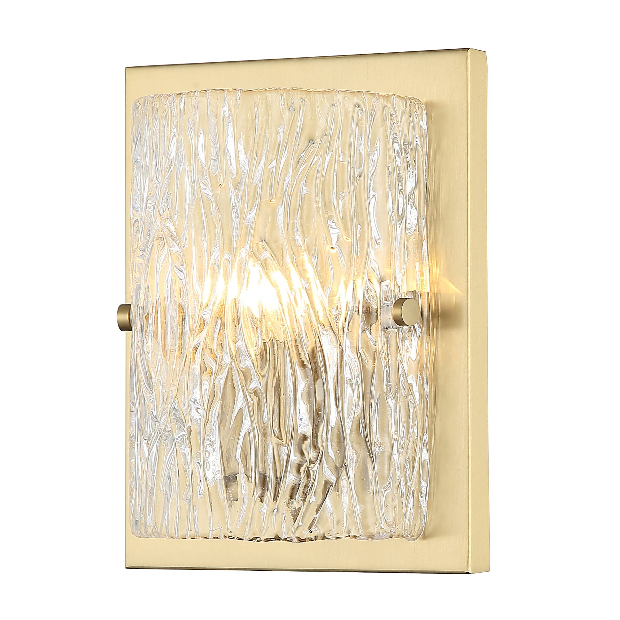 Morgan 1 Light Sconce - Satin Brass