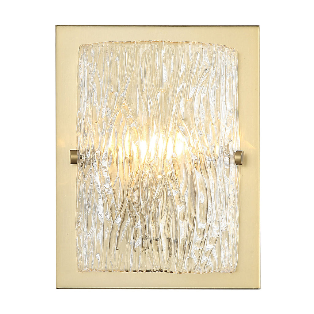 Morgan 1 Light Sconce - Satin Brass