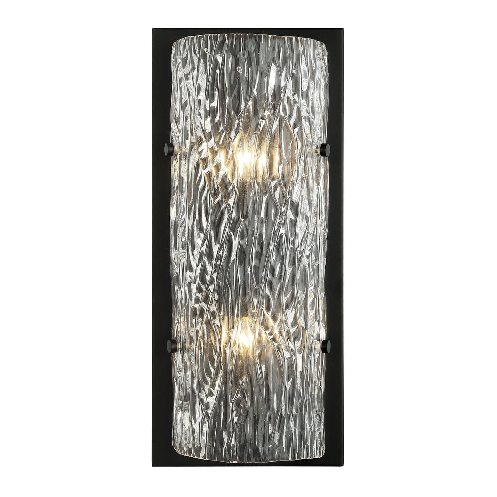 Morgan 2 Light Sconce - Black