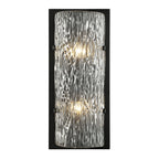 Morgan 2 Light Sconce - Black