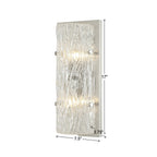 Morgan 2 Light Sconce - Satin Brass