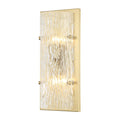 Morgan 2 Light Sconce - Satin Brass