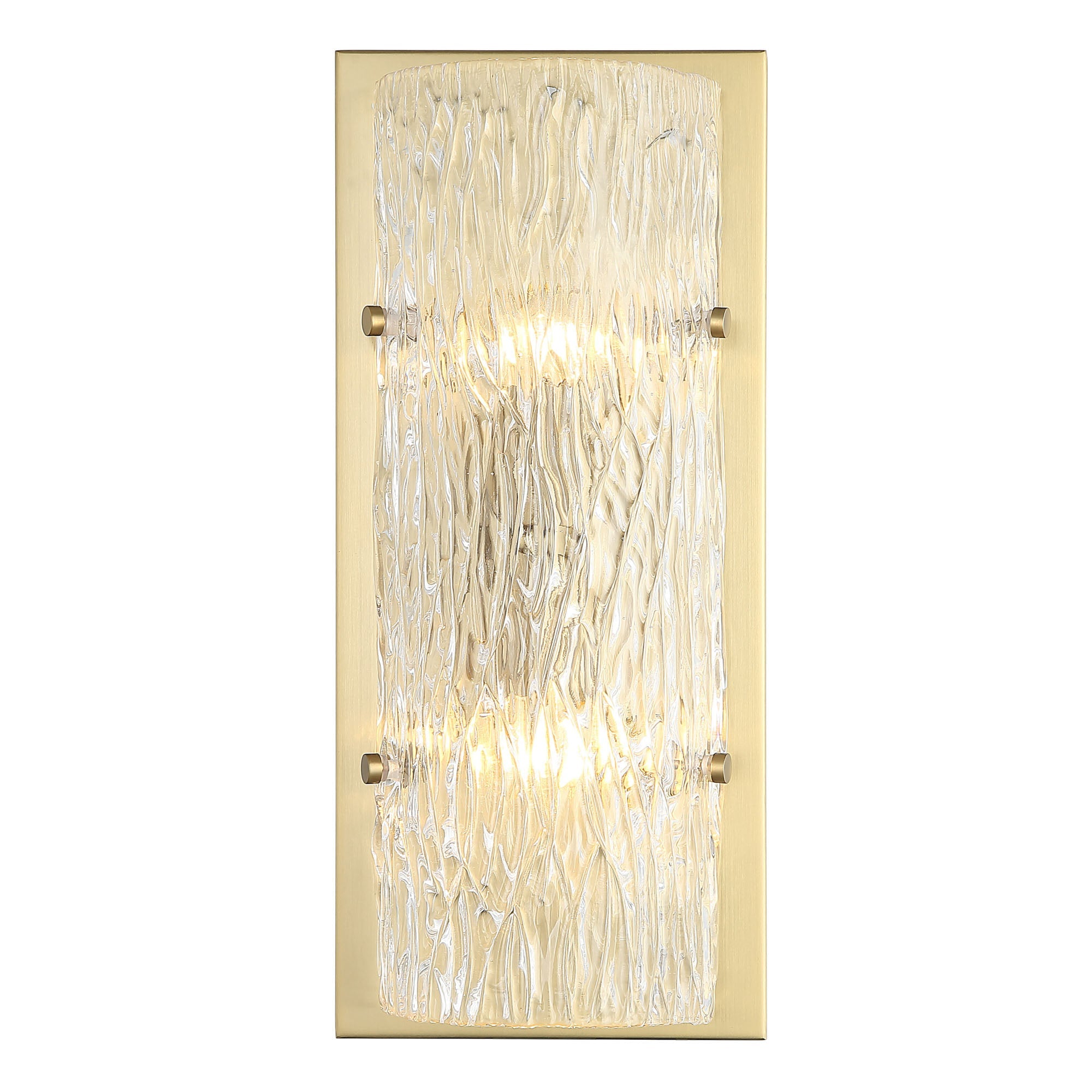 Morgan 2 Light Sconce - Satin Brass