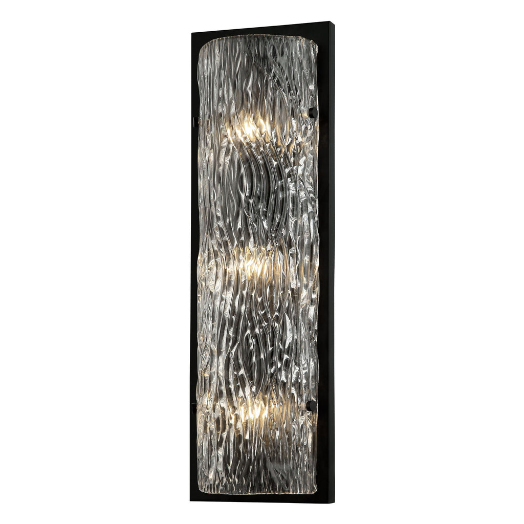 Morgan 3 Light Sconce - Black