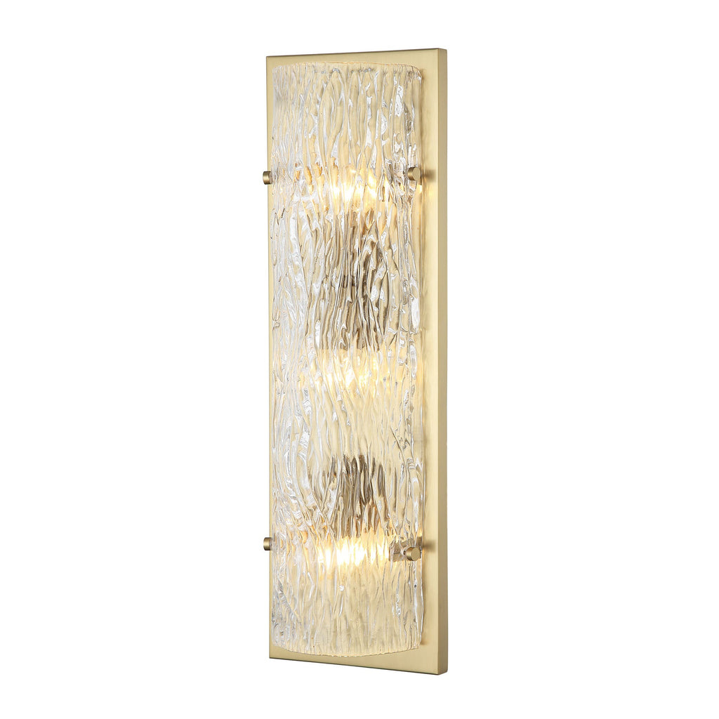 Morgan 3 Light Sconce - Satin Brass