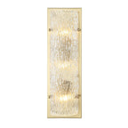Morgan 3 Light Sconce - Satin Brass