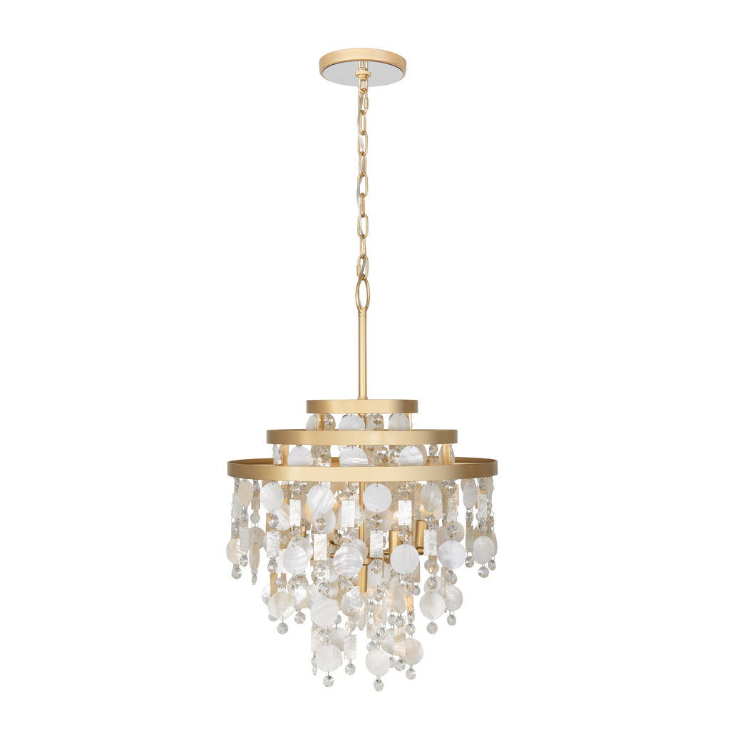 Kalani 5 Light Chandelier - French Gold