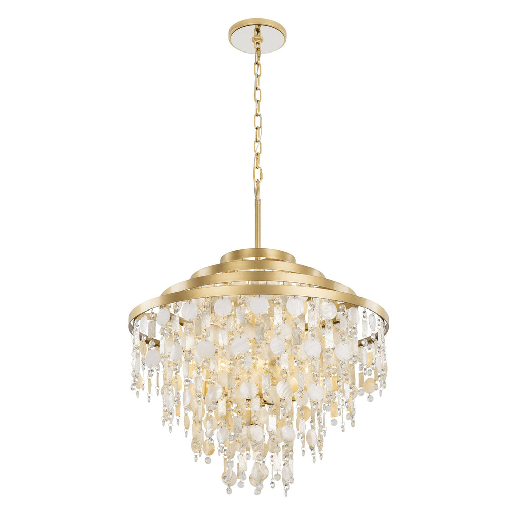 Kalani 10 Light Chandelier - French Gold