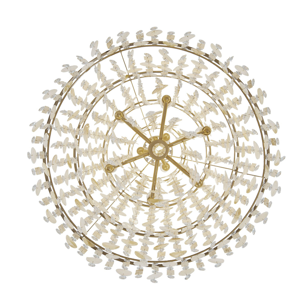 Kalani 10 Light Chandelier - French Gold
