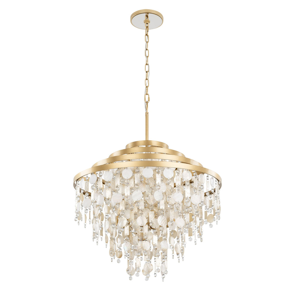 Kalani 10 Light Chandelier - French Gold