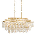 Kalani 9 Light Linear Pendant - French Gold