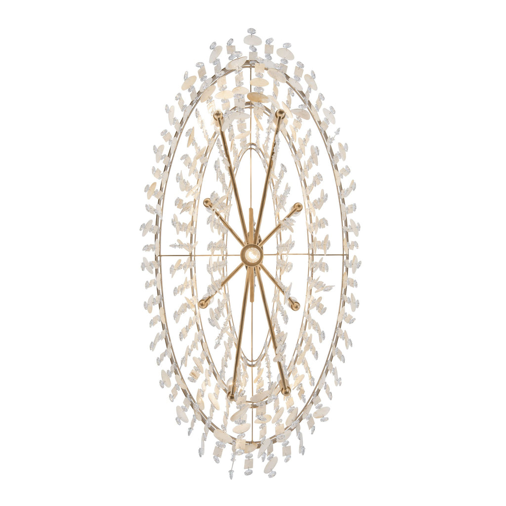 Kalani 9 Light Linear Pendant - French Gold
