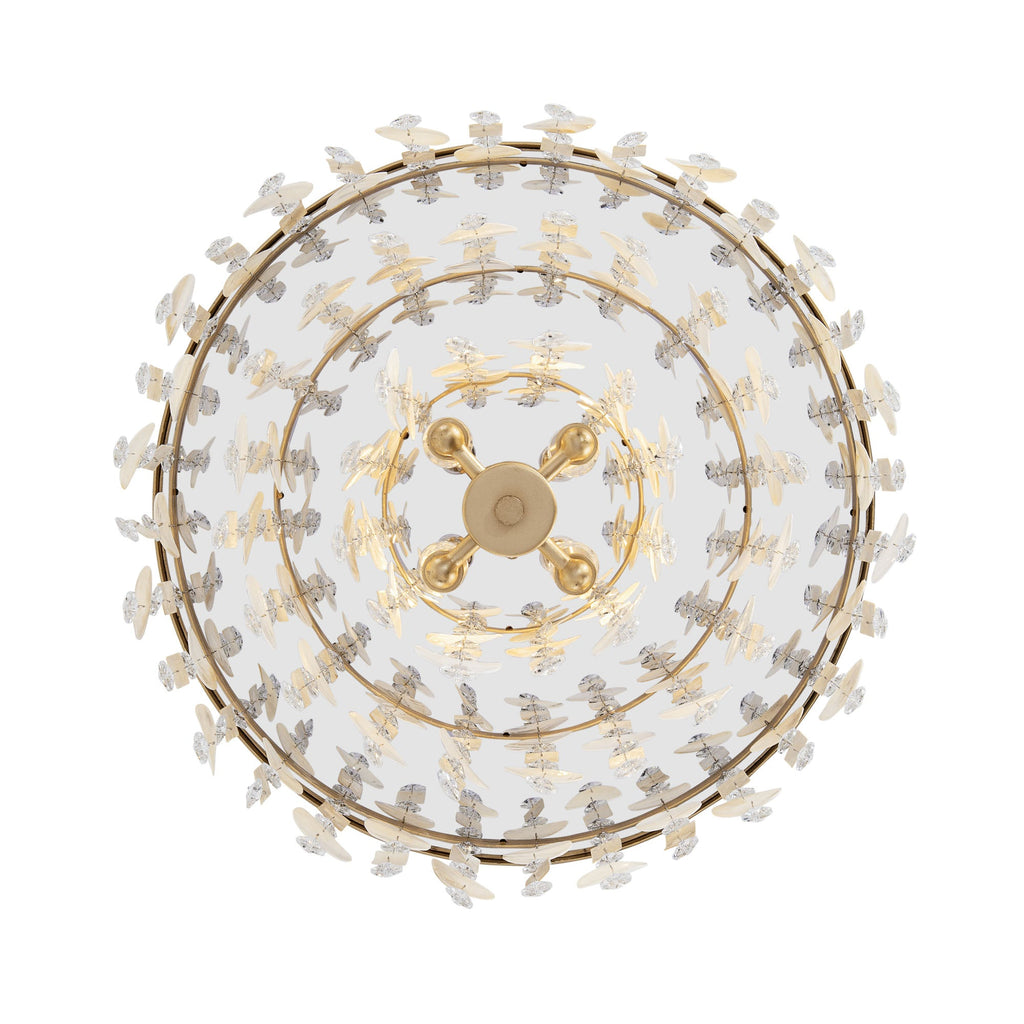 Kalani 4 Light Semi-Flush - French Gold