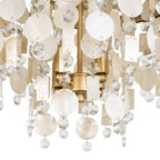 Kalani 4 Light Semi-Flush - French Gold
