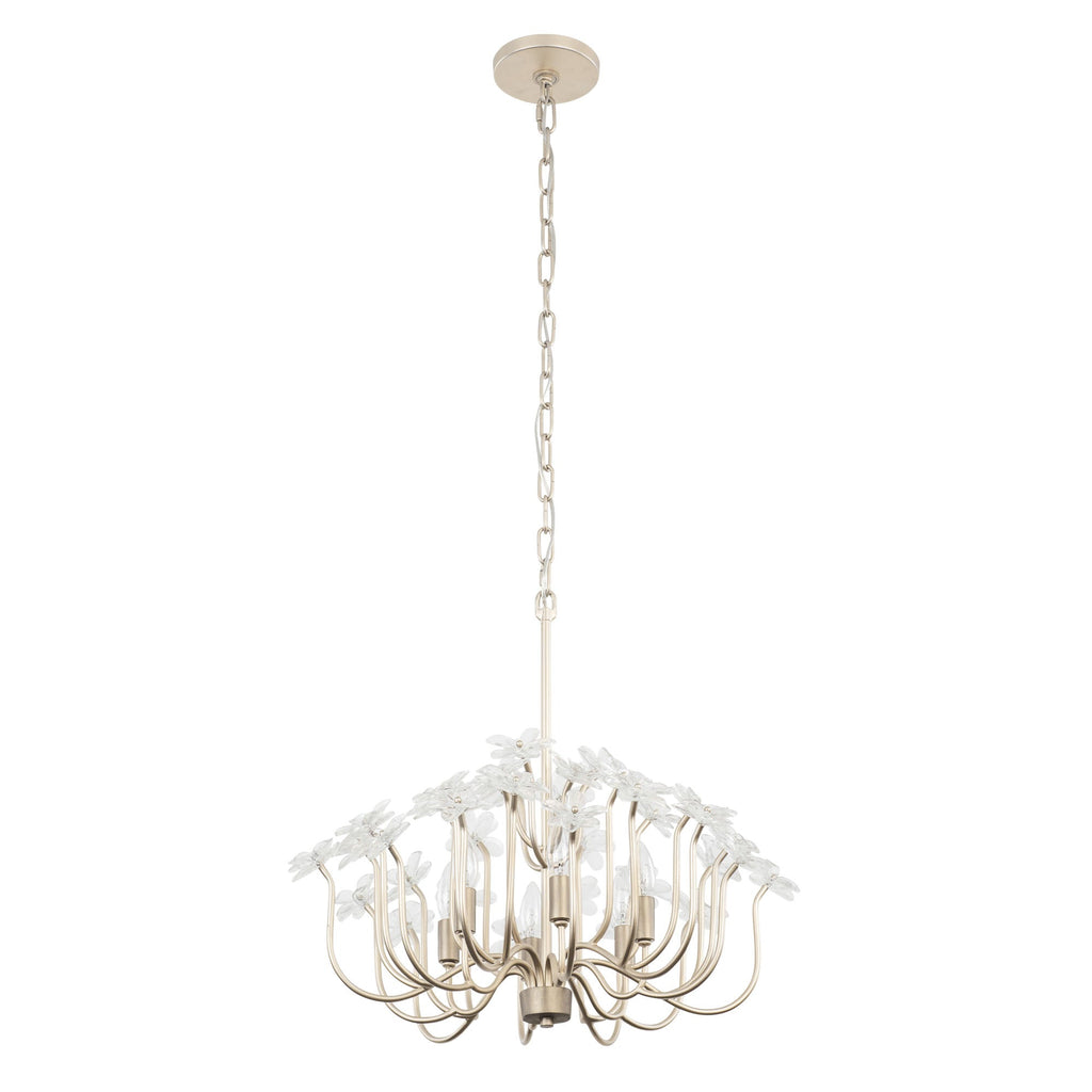 Wildflower 6 Light Chandelier - Gold Dust/Artifact