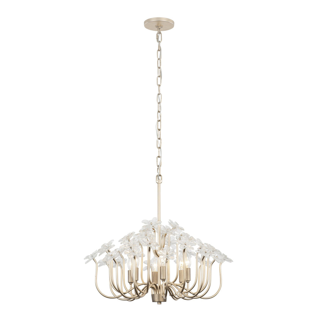 Wildflower 6 Light Chandelier - Gold Dust/Artifact