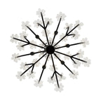 Wildflower 6 Light Chandelier - Matte Black
