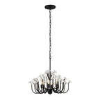 Wildflower 6 Light Chandelier - Matte Black