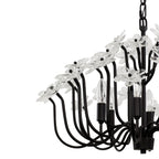 Wildflower 6 Light Chandelier - Matte Black