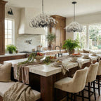 Wildflower 6 Light Chandelier - Matte Black