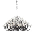 Wildflower 8 Light Chandelier - Matte Black