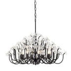 Wildflower 8 Light Chandelier - Matte Black