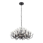 Wildflower 8 Light Chandelier - Matte Black