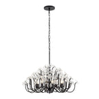 Wildflower 8 Light Chandelier - Matte Black