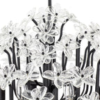 Wildflower 8 Light Chandelier - Matte Black