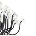 Wildflower 8 Light Chandelier - Matte Black