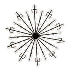 Wildflower 15 Light Chandelier - Matte Black