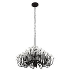 Wildflower 15 Light Chandelier - Matte Black